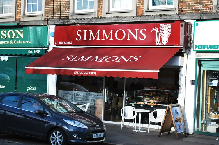 Simmons Bakery in Cockfosters