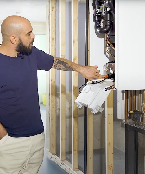 Fixing a faulty boiler