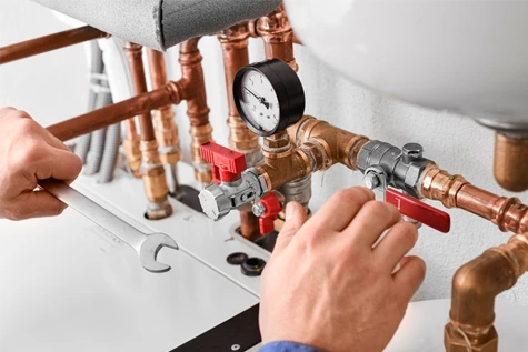 Repairing a boiler
